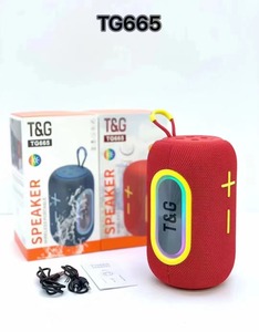 TG665 Portable Waterproof <b>Speaker</b> Fabric <b>Wireless</b> Loudspeaker with RGB Light TF Card for Outdoor Party - Product Image 6