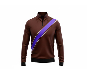 Digital Print Quarter Zip <b>Pullover</b> <b>Jacket</b> Manufacturer <b>Men</b> Women Youth Sportswear Quick Dry Team <b>Pullover</b> - Product Image 5