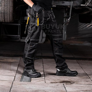 Industrial Mechanic Craftsman <b>Builder</b> Pants Breathable Heavy Duty Outdoor Reinforced Polyester/Cotton Protective Functional - Product Image 4
