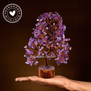 Árbol de la Vida de Cristal de Amatista al por Mayor con Alambre de Cobre, Piedras Curativas de Gemas, Árbol de Cristal para Decoración del Hogar - Product Image 2