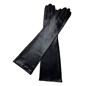 Guantes de cuero con pantalla táctil, estilo ópera, sin forro, térmicos, clásicos de invierno, para uso diario, color negro, talla L, para uso en exteriores - Product Image 2