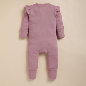 Premium Quality Bamboo Elastane Zip Romper - Nostalgia Rose - Product Image 2