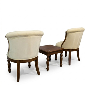 Sofás Cama de Madera Maciza con Diseño Bellamente Tallado, Forro de Espuma Suave, Modernos para Sala de Estar, Uso en Hoteles, Aprobados para Parques - Product Image 3