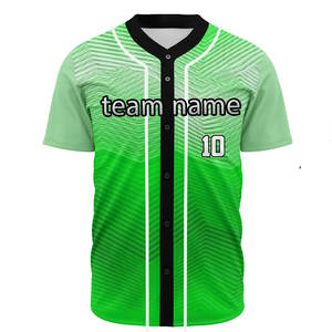 Conjunto de Uniforme Deportivo Transpirable para Mujer, Ropa de Softbol, Ropa Deportiva Juvenil, Camiseta de Béisbol Personalizada con Logotipo para Hombre, Camisa con Botones - Product Image 3