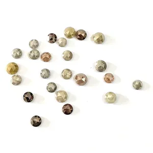 Multi-Color Rose Cut Diamond Faceted Salt Pepper Natural Loose <b>Beads</b> 2.5mm 0.5-0.9 Carat jewelry making wholesale bulk supply - Product Image 3