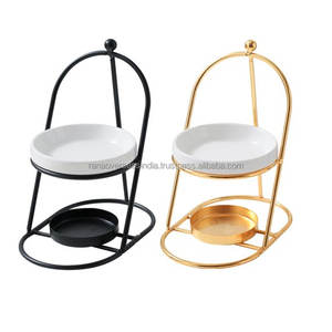 Quemadores de Aceites Esenciales de Metal de Lujo al por Mayor, Quemadores de Cera, Portavelas, Difusores de Aroma, Decoración para el Hogar a los Mejores Precios - Product Image 2