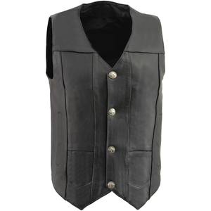Chaleco de Cuero Genuino Samroz Sports para Hombre, Cuello en V, Cierre de Cremallera, Transpirable, Ajuste Personalizado, Ropa Exterior Informal de Algodón - Product Image 1