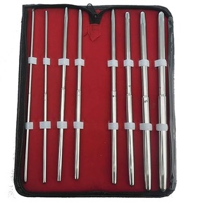 Kit de sondes urétrales de qualité supérieure, 8 pièces, en acier inoxydable en forme de J, dilatateurs manuels certifiés CE pour le traitement des strictures - Product Image 2