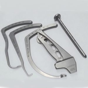 Juego de 10 Piezas de Guías de Perforación ACL PCL para Reconstrucción, Instrumentos ENT de Acero Inoxidable Reutilizables y Esterilizables - Product Image 1