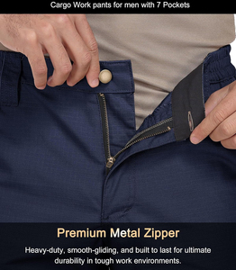 Pantalon de travail haute performance en tissu Ripstop renforcé – Fournisseur de vêtements de travail - Product Image 6