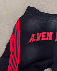 Pantalones a rayas informales y tácticos unisex del fabricante, pantalones de chándal con parche bordado lavado con piedra desteñida al sol para hombres y mujeres - Product Image 2