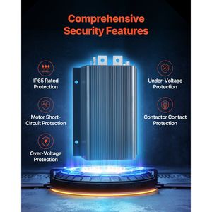 Centralina Motore DC 36V di Ricambio per Golf Cart Club Car, Protezione IP65, Controllo Velocità a Frequenza Variabile - Product Image 4