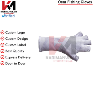 Guantes de Pesca para Pescadores, Transpirables, con Protección UV, Diseño de Agarre de Alto Rendimiento, Servicio OEM, Marca Personalizada, Proveedor de Exportación - Product Image 6