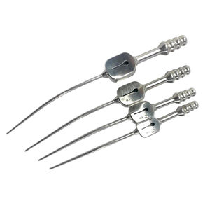 Tube d'aspiration malléable Symmetry style Fukushima 4, 5, 6, 7 Fr en acier inoxydable de qualité, ensemble d'instruments de chirurgie générale - Product Image 3