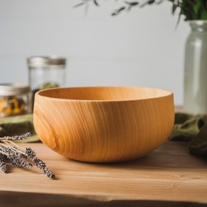 Decorative <b>Wooden</b> Bowl <b>Rustic</b> Natural Finish Handmade Serving Salad Bowl for Kitchen <b>Dining</b> <b>Table</b> Food Safe Eco Friendly Use - Product Image 5