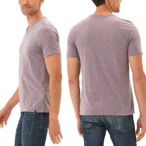 <b>Men's</b> Summer Cotton V-Neck T-<b>Shirt</b> Wholesale Slim Fit Jersey Breathable Digital Print Short Sleeve Plain Knitted Fabric Quick - Product Image 4