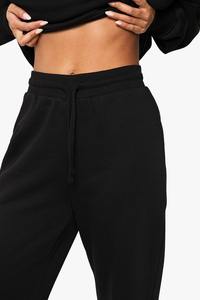 Conjunto Deportivo Personalizado de 2 Piezas para Mujer, 100% Algodón, Felpa, Color Sólido, Transpirable, para Entrenamiento de Fútbol, Sudadera con Capucha, Invierno - Product Image 3