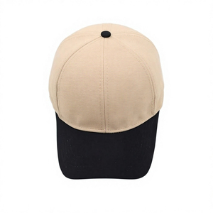 Gorra Unisex de 6 Paneles con Cierre a Presión, Visera Negra, Ajustable con Hebilla Metálica, Gorra de Béisbol Informal de Sarga para Adultos, para las Cuatro Estaciones - Product Image 3