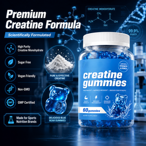 Gomitas de Creatina Monohidrato Premium Más Vendidas, Gomitas de Creatina Monohidrato para el Crecimiento Muscular, Gomitas de Creatina para Aumentar la Energía - Product Image 3