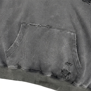 Hoodies courts personnalisés effet vieilli, 100% Coton, Grammage lourd, Coupe oversize, Unisexe, Décontracté, Écologique, Épaules tombantes, Vente en gros - Product Image 5
