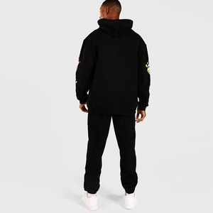 Fifth Gear International Custom Wholesale Unisex Winter Sporty Loose Fit Cotton Tracksuit Hooded Casual Windproof Logo Acid Wash - Product Image 2