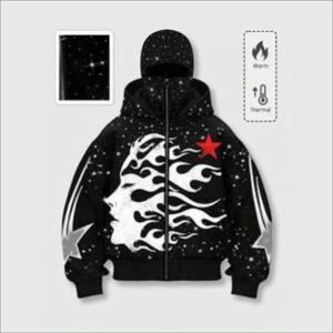 เสื้อฮู้ดดี้ผู้ชาย พิมพ์ลายปัก สไตล์ฮิปฮอป สตรีทแวร์ เสื้อพูลโอเวอร์ ผ้าคอตตอนผสมคุณภาพสูง ผู้ผลิต OEM - Product Image 2