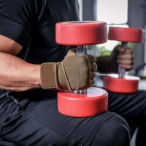Gants de musculation antichoc avec rembourrage en gel, gants de musculation pour la musculation et l'haltérophilie, gants de sport avec support de poignet en néoprène, antidérapants - Product Image 6