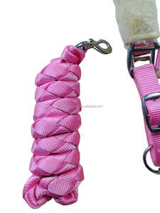 BRAND ZONE Cabestro Ajustable para Caballo, Tamaño Personalizado, Cómodo y Duradero, Collar de Nylon con Cuerda de Amarre, Equipo Ecuestre - Product Image 4