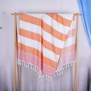 Serviette de plage turque XL en lin rayée Peshtemal absorbante pour l'été – Fabricant OEM - Product Image 4
