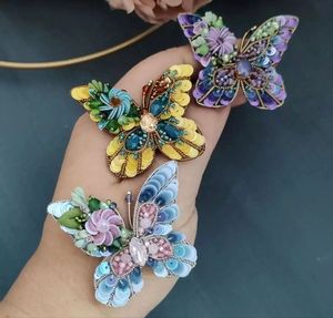 MD HANDICRAFTS Decorative Embroidery Beaded Brooch <b>Pin</b> with Customizable Design for Women & Children's Wedding Party Outfit - Product Image 2