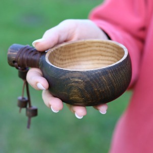 Taza Kuksa Premium de Bajo Costo, Hecha a Mano, de Madera Natural para Café, Té, Camping, Senderismo y Aventura - Product Image 3