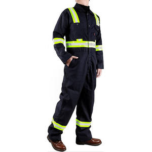 Combinaison FR haute visibilité 6oz légère, anti-déchirure, ignifuge/résistante aux flammes, conforme à la norme ANSI 107 - Product Image 3