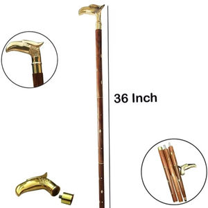 Bastón de madera natural de alta calidad para personas mayores, bastón de madera de MN EXPORTS - Product Image 1