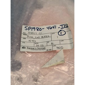 SVG Thermco 104007-01 <b>Plug</b> End <b>Heater</b>, 158036 - Trusted Global Legacy Semiconductor Equipment and Parts at - Product Image 1