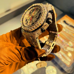 Classic Custom <b>Watch</b> for <b>Men</b> Iced Out Lab Grown <b>Watch</b> Diamond Studded Hip Hop Diamond Jewelry Best Quality Wholesale Price - Product Image 4