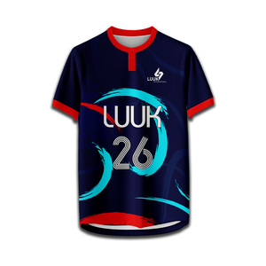 Camisetas de Fútbol Personalizables para Hombre, 100% Poliéster, Transpirables, Antihumedad, Antibacterianas, Cuello Redondo - Product Image 1