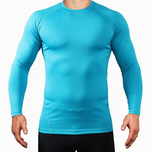 Camiseta de Compresión de Alto Rendimiento |   Tela Transpirable y Ecológica de Spandex/Poliéster |   UPF50+ Antibacteriano |   Para Hombre - Product Image 3