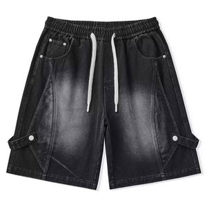 Shorts de Mezclilla para Hombre, Clásicos, Casuales, Elásticos, Cómodos, de Corte Ajustado, con Bolsillos Delanteros y Traseros - Product Image 4