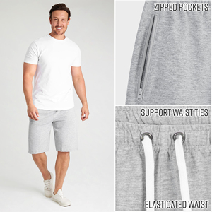 Shorts de sport respirants à séchage rapide pour l'entraînement, la gym, la course à pied et le jogging - Option tissu de haute qualité en polyester, élasthanne et coton - Shorts anti-transpiration - Product Image 3