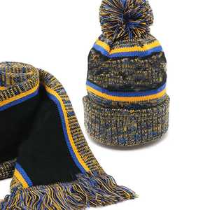 Conjunto de Bufanda Larga de Punto Acrílico y Gorro Negro Sigma Gamma Rho SGRho con Bordado Personalizado de Puntos Argyle, Artículos Universitarios de Invierno para Hermandades - Product Image 4