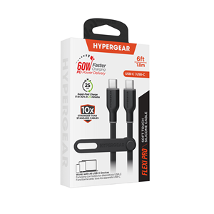 Cavo dati Flexi PRO da 6 piedi da USB-C a USB-C - Product Image 3