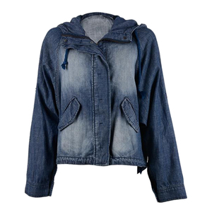 Veste en jean premium pour femme, style Y2K, chic, oversize, courte, vintage, légère, respirante, avec ceinture et boutons, tendance - Product Image 3