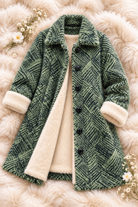 Pull en cachemire pour femme avec fourrure à l'intérieur - Product Image 2