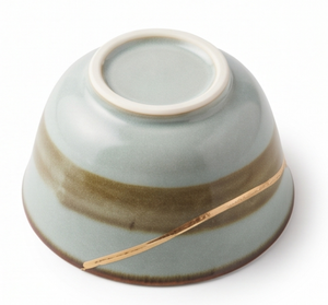 Premium <b>Ceramic</b> Decorative <b>Bowl</b> With Gold Accents Handmade Finish Minimalist Design For Home Decorating - Product Image 4