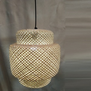 KAMRAN - Pantallas de Lámparas Colgantes de Bambú Hechas a Mano, Ecológicas, Decoración Navideña, Lámpara Colgante de Techo de la India - Product Image 4