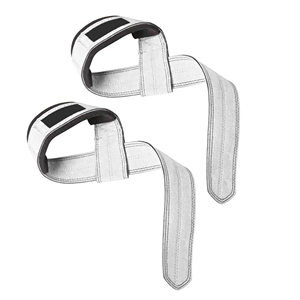 Sangles de levage en cuir et toile (paire) – Sans élasticité, pour musculation, entraînement en salle de sport, équipement de soutien confortable - Product Image 2