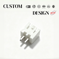 Connecteur HA 2,5 mm 1x2P à rangée unique, type de connexion verticale avec boucle, connecteur de carte PCB écologique pour LED et capteur