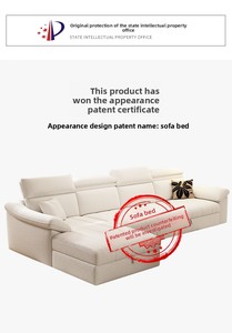 HRG-701# Imperial Concubine Dual-Use Sofa <strong>Bed</strong> Modern Chenille Fabric <strong>Recliner</strong> with Multifunctional Storage for Living Room - Product Image 2