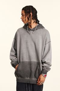 เสื้อฮู้ดดี้ผ้าเฟรนช์เทอร์รี่แบบวินเทจสั่งทำพิเศษ ทรงปกติ หนานุ่ม สำหรับฤดูหนาว ซิปหน้า น้ำหนัก 430 กรัม ไม่มีลาย - Product Image 5