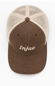 Gorra Trucker con Logotipo Personalizado, Bordado 3D, Malla Marrón, 6 Paneles, Ajustable, Cierre a Presión, Gorra de Béisbol, Venta al Por Mayor - Product Image 2